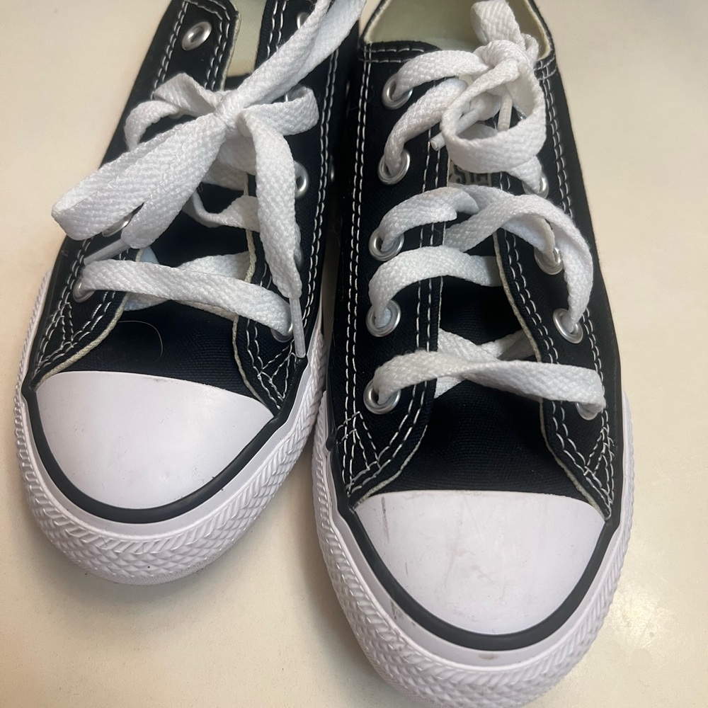 Converse Kids Black and White Sneakers